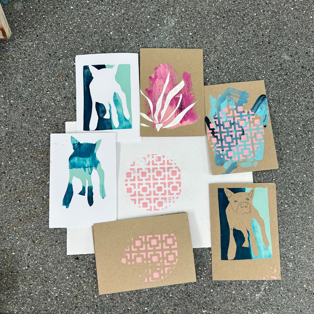 "Mulighederne er uendelige med en tom serigrafiramme" - online kursus - Billede 7