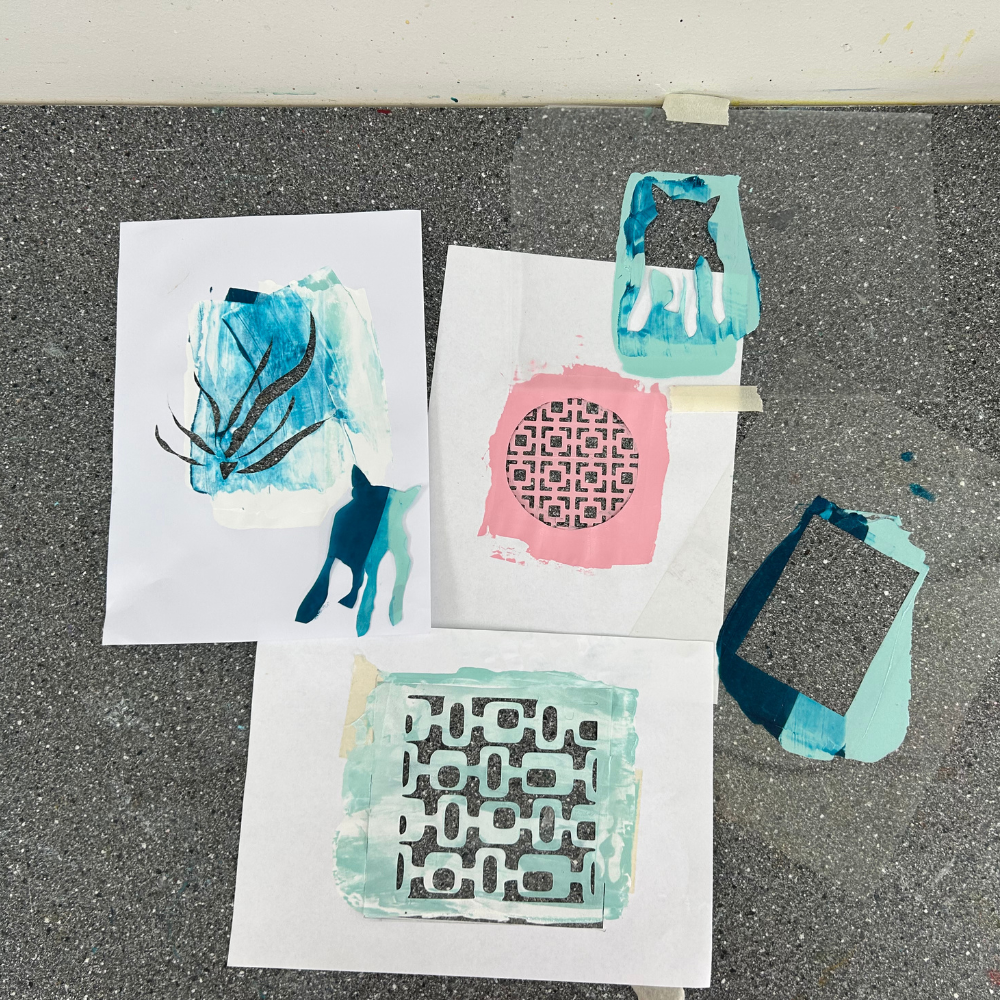 "Mulighederne er uendelige med en tom serigrafiramme" - online kursus - Billede 3